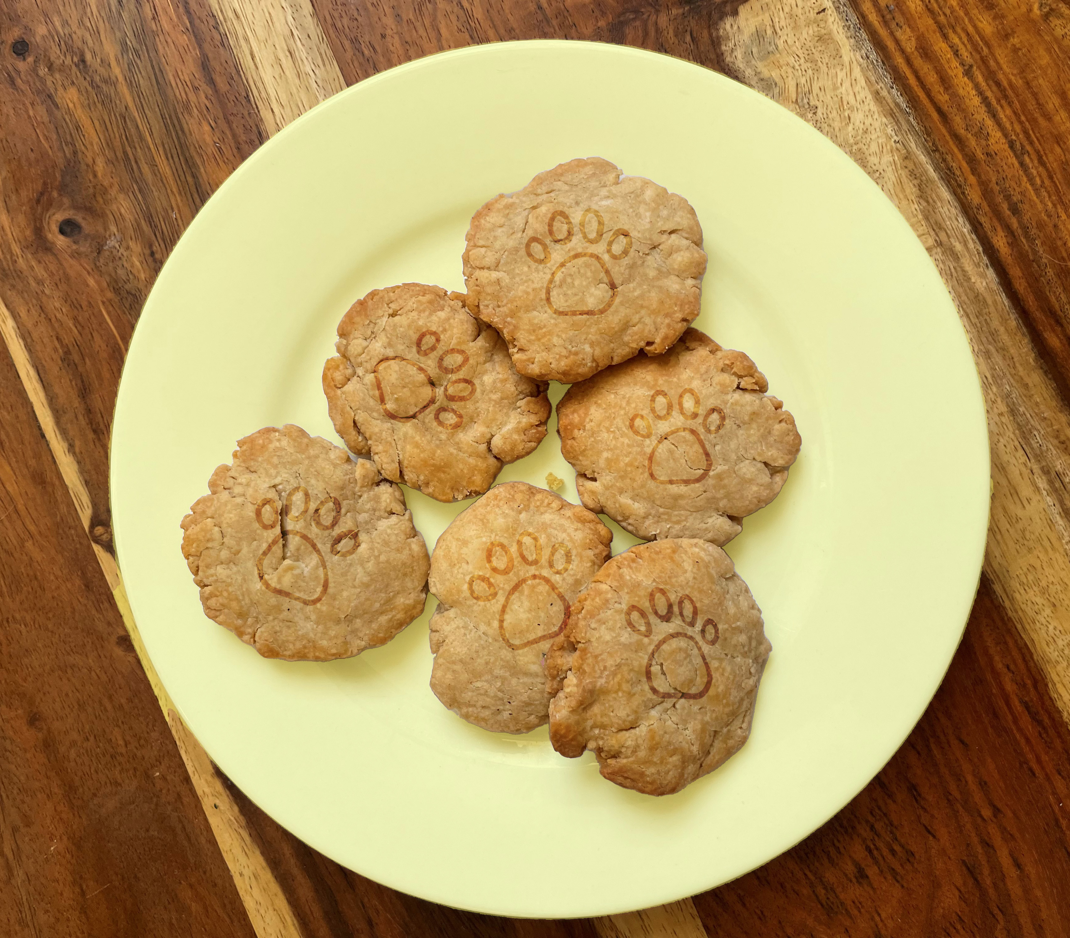 Peanut Butter Dog Cookies